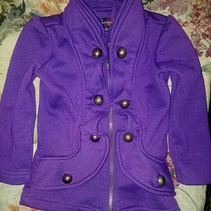 Purple peacoat
